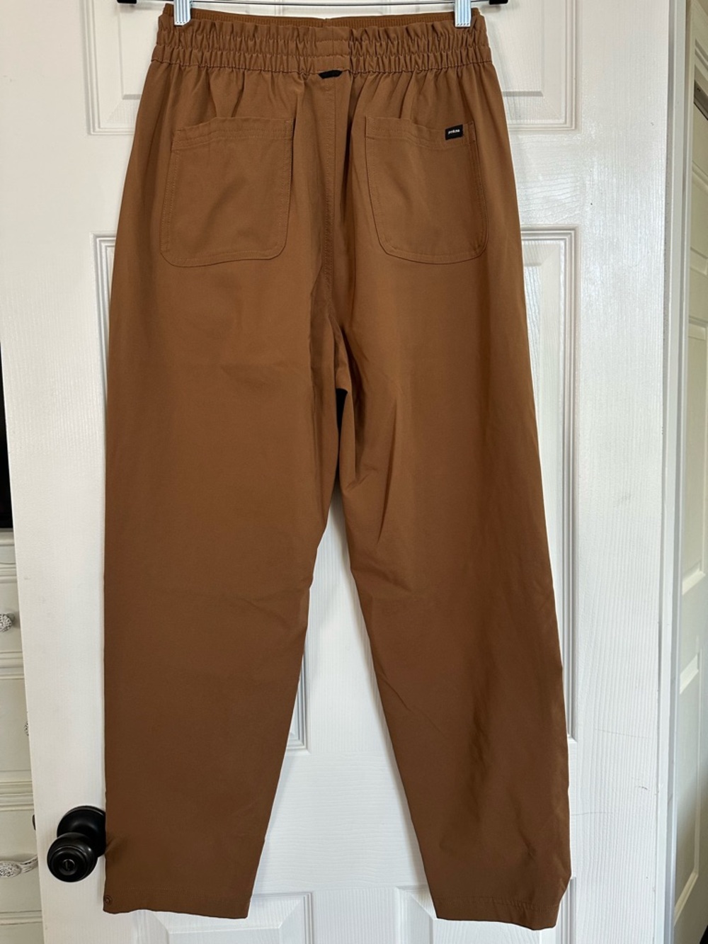 Prana Brown/Terracotta Elastic-Waist Chinos - Picture 2 of 3